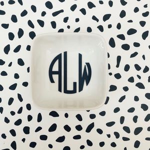 Personalized jewelry dish